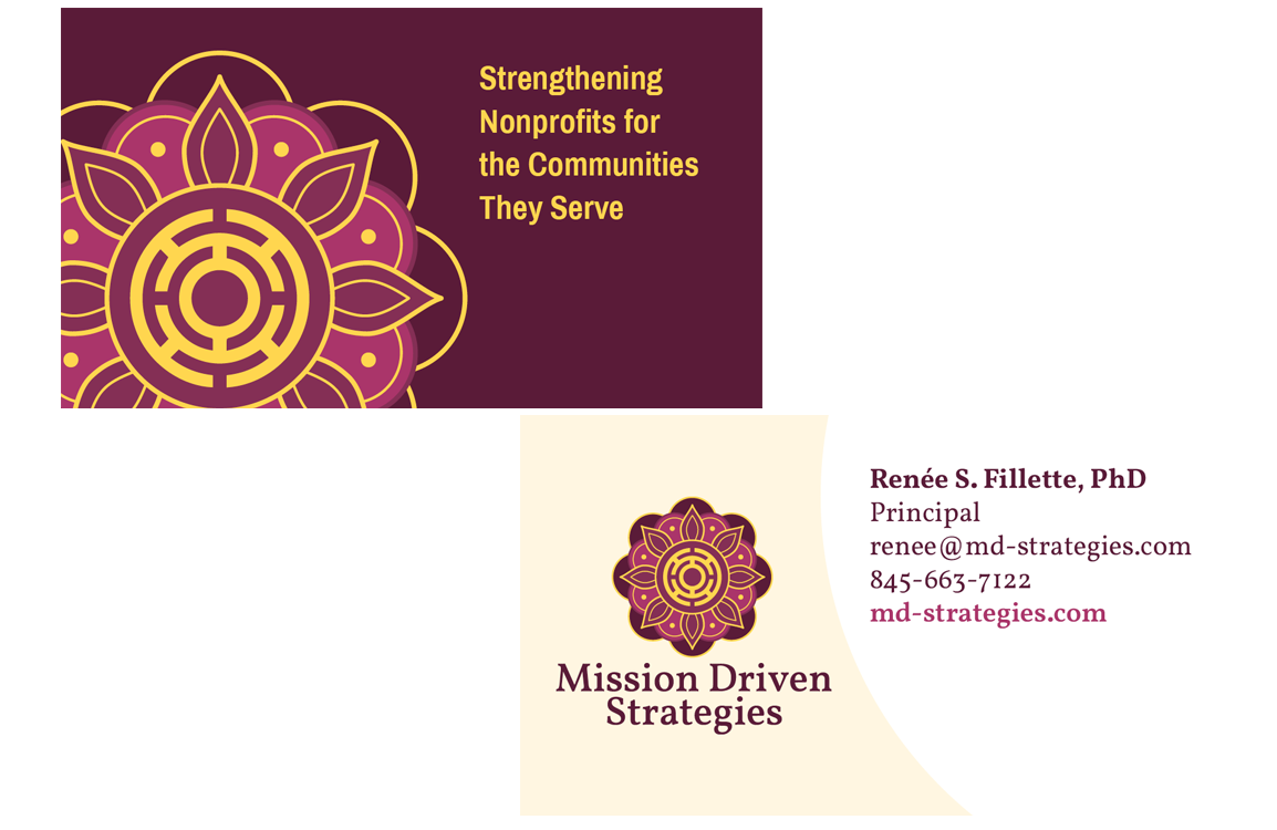 Mission Driven Strategies business card
